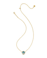 Kendra Scott Brynne Shell Gold Short Pendant Necklace