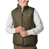 Free Country Mens Atlas II Quilted Reversible Sherpa Vest