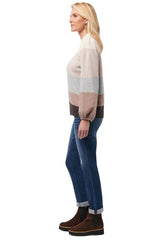 Democracy Womens Wavy Intarsia Sweater