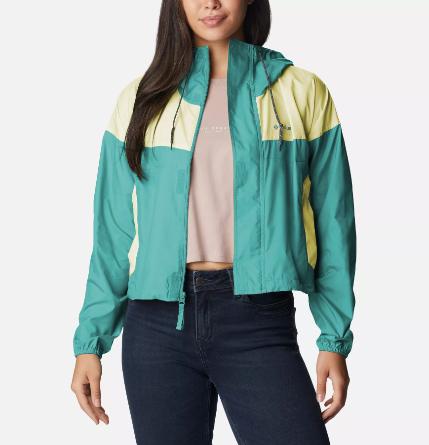 Columbia Womens Flash Challenger Cropped Windbreaker Jacket
