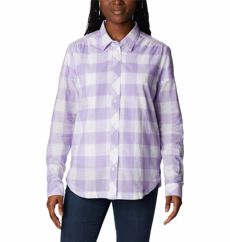 Columbia Womens Camp Henry III Button Down Long Sleeve Shirt