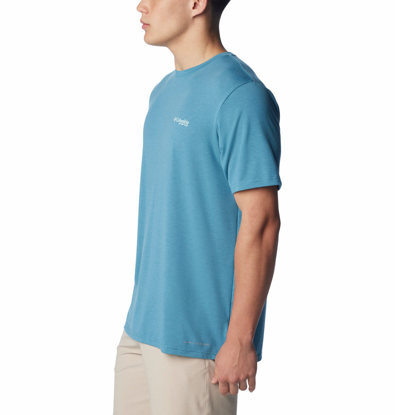 Columbia Mens PFG Triangle Fill Tech Short Sleeve T-Shirt
