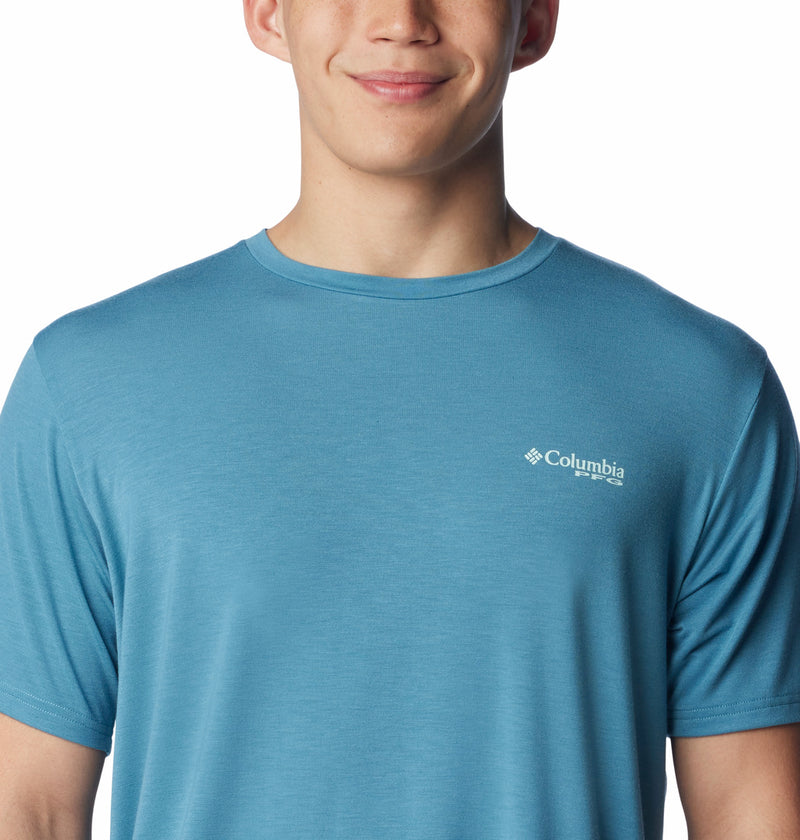 Columbia Mens PFG Triangle Fill Tech Short Sleeve T-Shirt