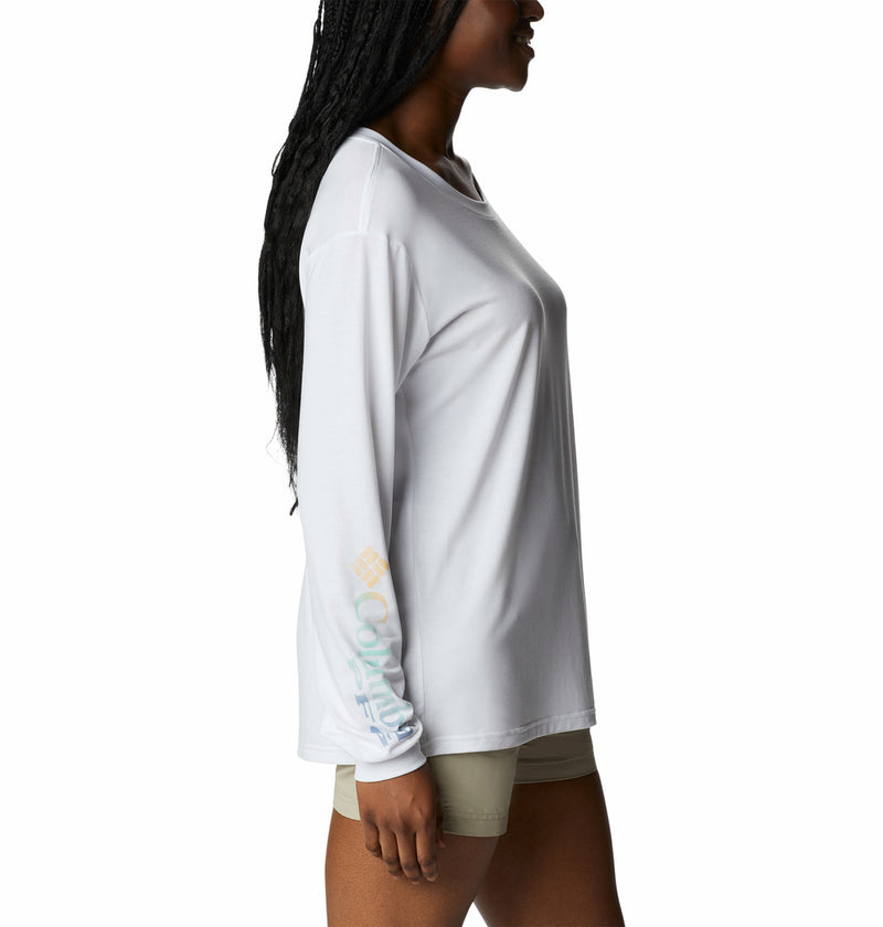 Columbia Womens PFG Slack Water Graphic Long Sleeve Shirt