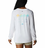 Columbia Womens PFG Slack Water Graphic Long Sleeve Shirt