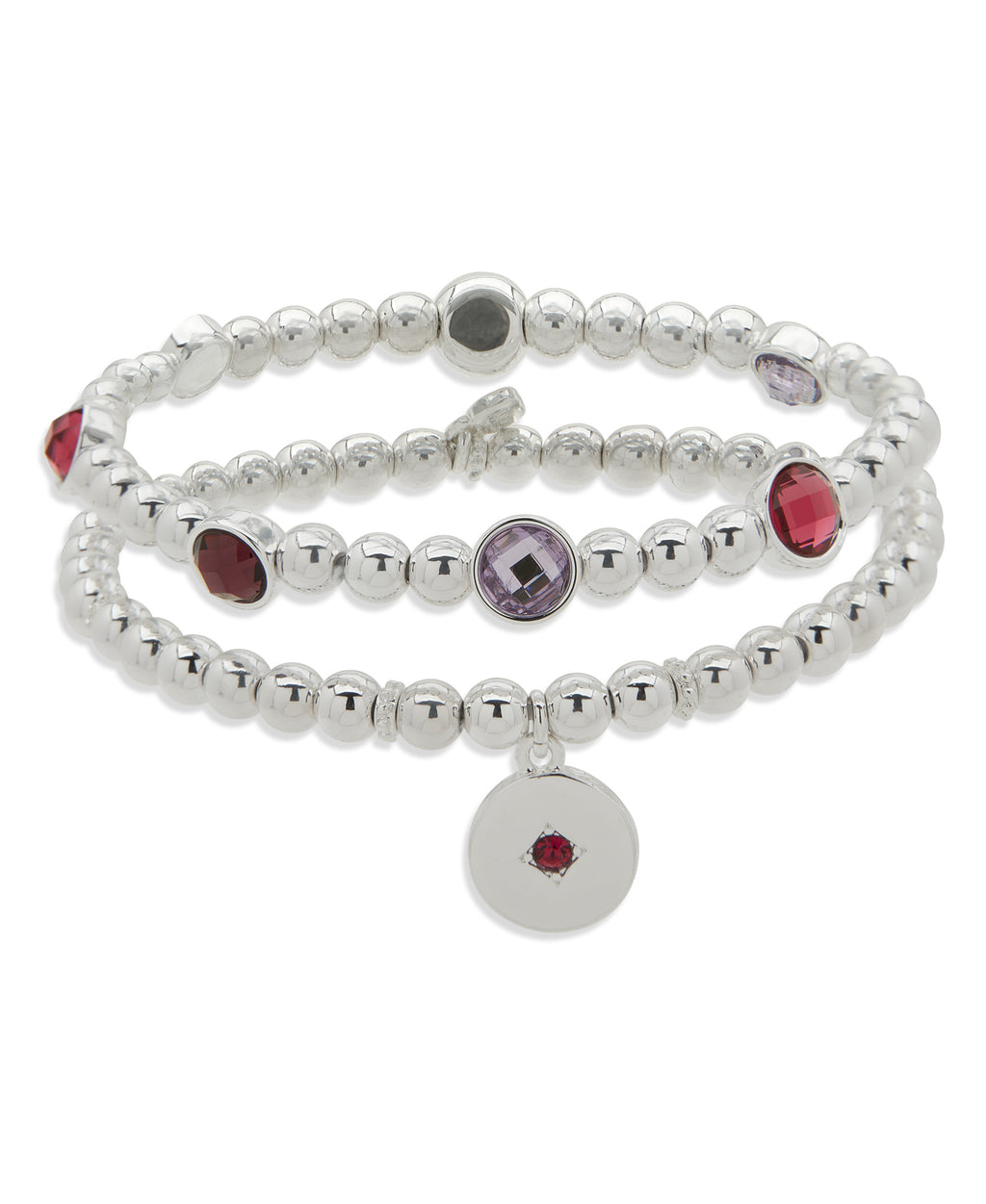 Nine West Boxed Two Row Crystal Stretch Bracelet – ShopCGX