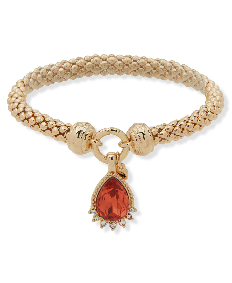 Nine West Boxed Popcorn Charm Stretch Bracelet