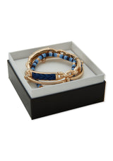 Nine West Gold-Tone Rope Stretch Bracelet Set