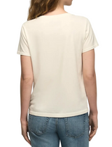 Lucky Brand Womens Coca Cola Santa Classic Crew Short Sleeve T-Shirt