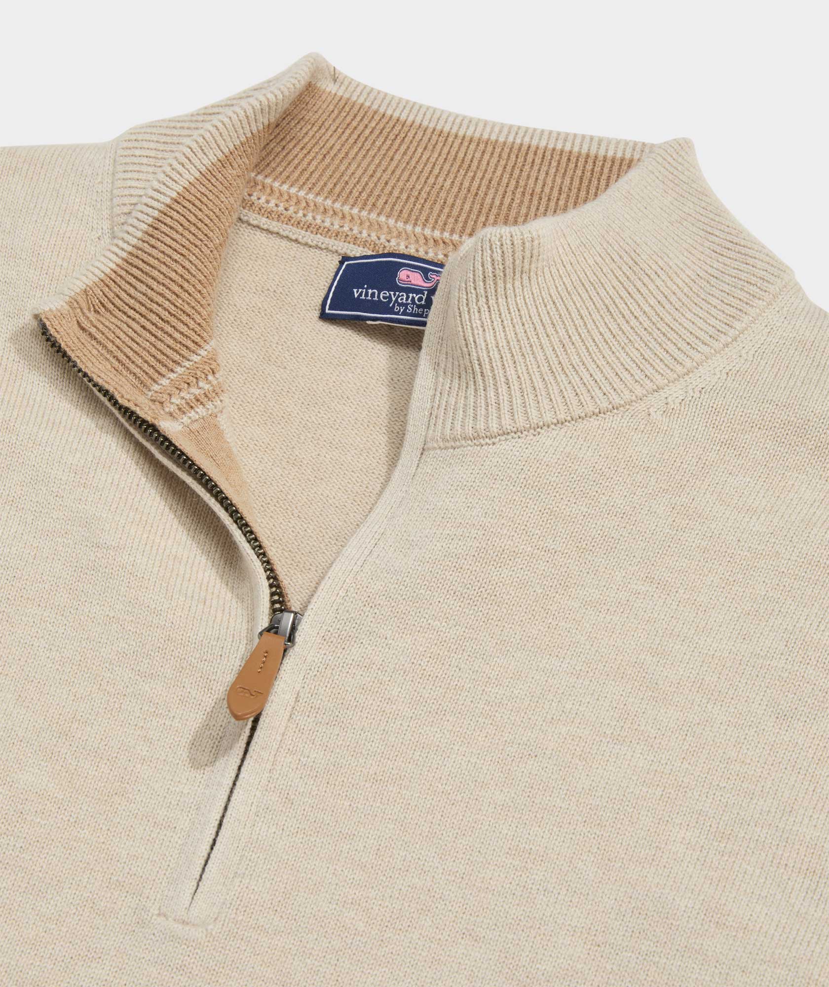 Vineyard Vines Mens Boathouse Quarter Zip Sweater