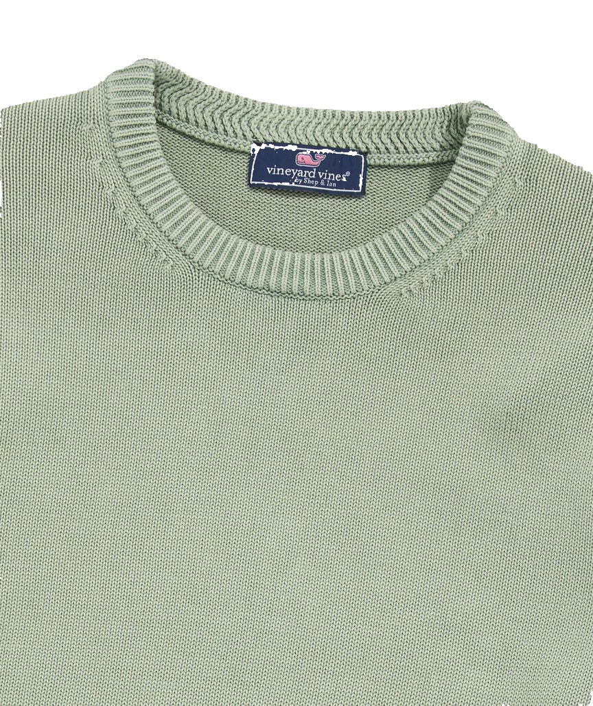 Vineyard Vines Mens Garment-Dyed Cotton Crewneck Sweater