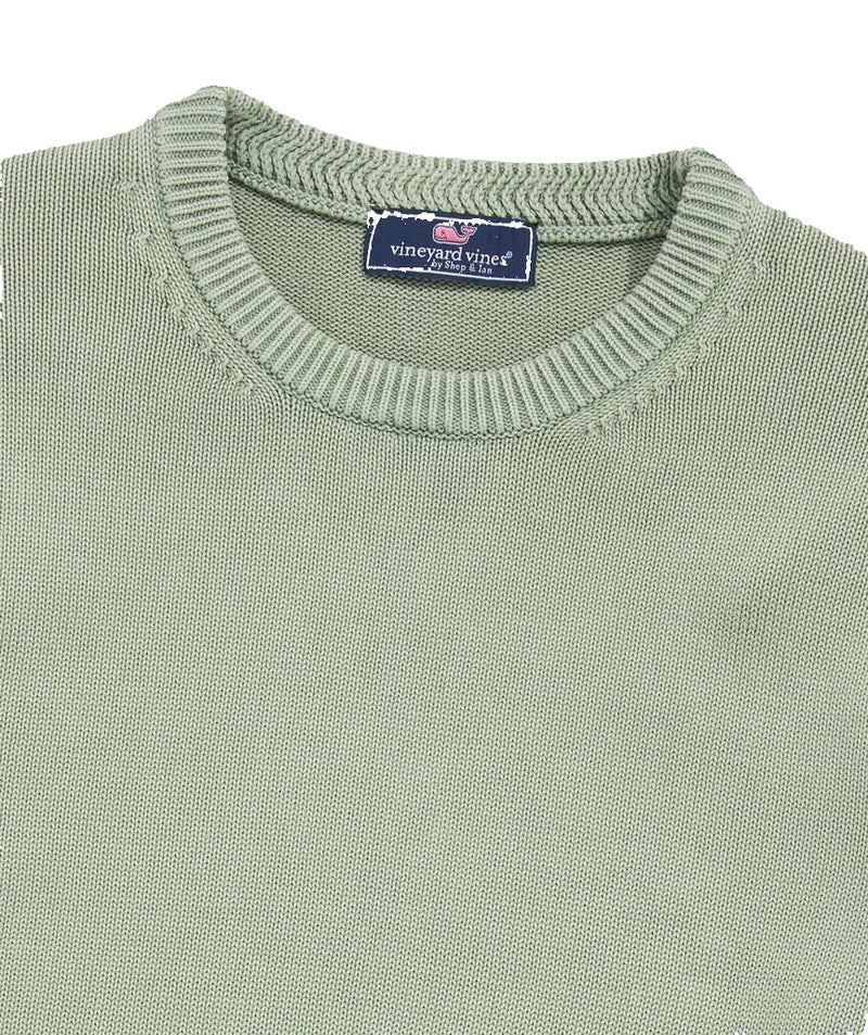 Vineyard Vines Mens Garment-Dyed Cotton Crewneck Sweater