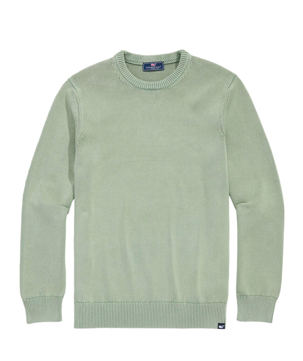 Vineyard Vines Mens Garment-Dyed Cotton Crewneck Sweater