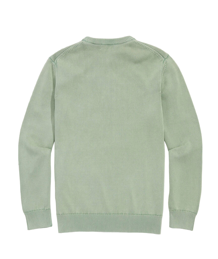 Vineyard Vines Mens Garment-Dyed Cotton Crewneck Sweater