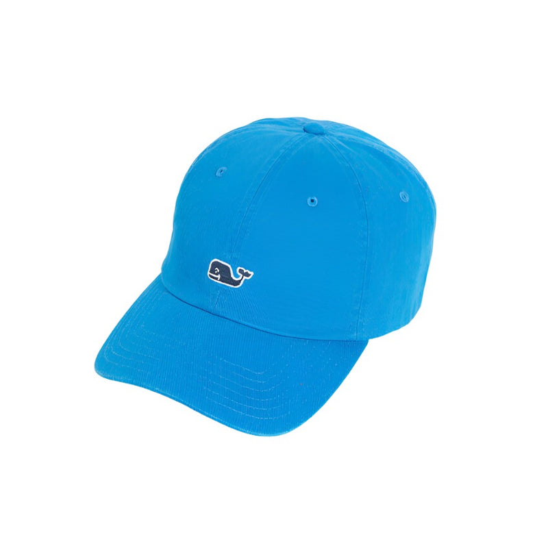 Vineyard Vines Mens Whale Logo Leather Strap Baseball Hat