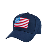 Vineyard Vines Mens High Profile American Flag Trucker Hat