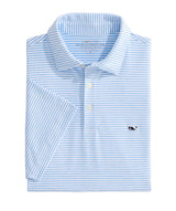 Vineyard Vines Mens Performance Bradley Stripe Sankaty Polo Short Sleeve Shirt