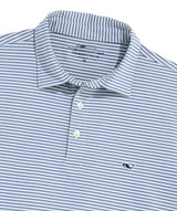 Vineyard Vines Mens Performance Bradley Stripe Sankaty Short Sleeve Polo Shirt