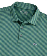 Vineyard Vines Mens Performance Bradley Stripe Sankaty Short Sleeve Polo Shirt