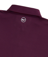 Vineyard Vines Mens Performance Bradley Stripe Sankaty Short Sleeve Polo Shirt