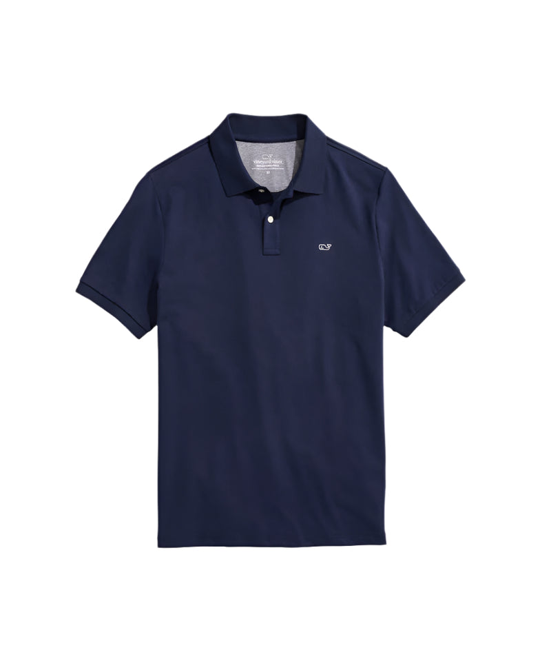 Vineyard Vines Mens Edgartown Pique Short Sleeve Polo Shirt
