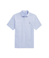 Vineyard Vines Mens St. Jean Stripe Sankaty Short Sleeve Polo Shirt