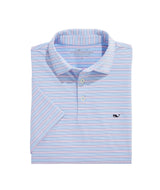 Vineyard Vines Mens St. Jean Stripe Sankaty Short Sleeve Polo Shirt