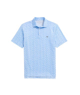 Vineyard Vines Mens Printed Sankaty Polo Shirt