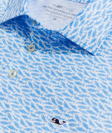 Vineyard Vines Mens Printed Sankaty Polo Shirt
