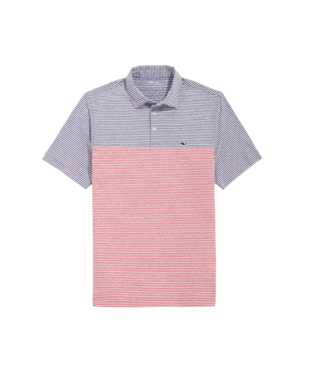Vineyard Vines Mens Americana Bradley Stripe Sankaty Short Sleeve