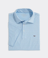 Vineyard Vines Mens Printed Sankaty Short Sleeve Polo