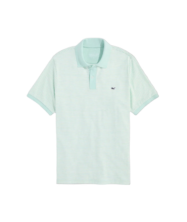 Vineyard Vines Mens Striped Edgartown Pique Polo