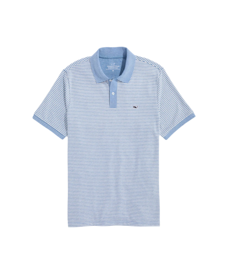 Vineyard Vines Mens Striped Edgartown Pique Polo