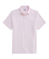Vineyard Vines Mens Performance Golf Printed Sankaty Short Sleeve Polo Shirt