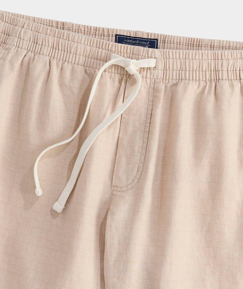 Vineyard Vines Mens 7" Surfside Pull-On Linen Shorts