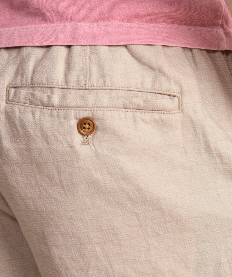Vineyard Vines Mens 7" Surfside Pull-On Linen Shorts