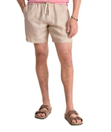 Vineyard Vines Mens 7" Surfside Pull-On Linen Shorts