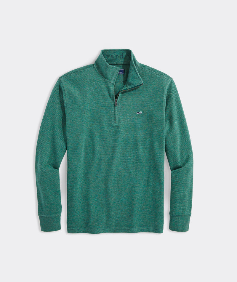 Vineyard Vines Mens Saltwater Quarter-Zip Sweater