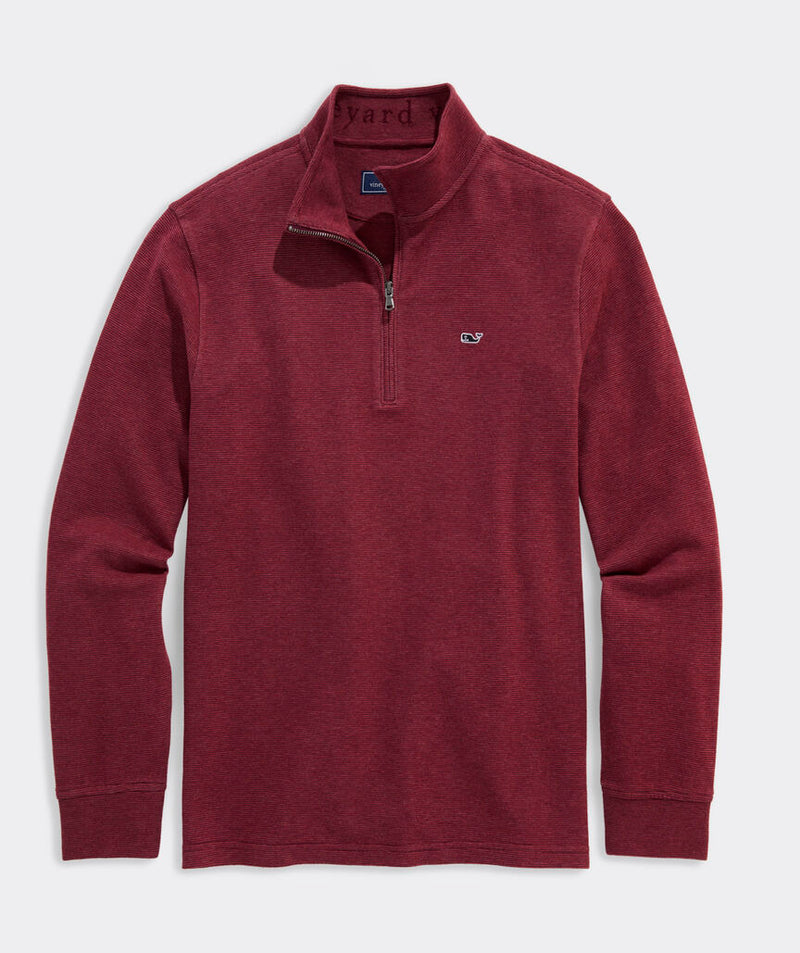 Vineyard Vines Mens Saltwater 1/4 Zip Pullover Sweater