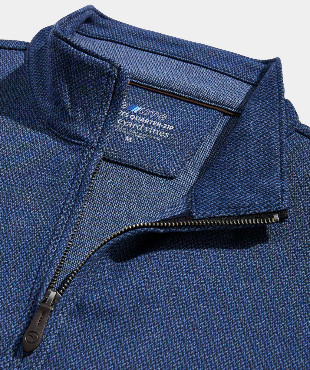 Vineyard Vines Mens Herringbone Bluffs Performance Quarter