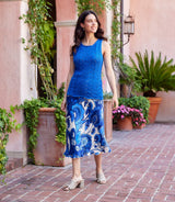 Karen Kane Womens Bias Cut Midi Skirt