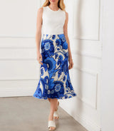 Karen Kane Womens Bias Cut Midi Skirt