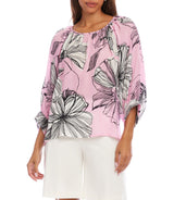 Karen Kane Womens Blouson Sleeve Top