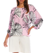 Karen Kane Womens Blouson Sleeve Top