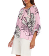 Karen Kane Womens Blouson Sleeve Top