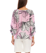 Karen Kane Womens Blouson Sleeve Top