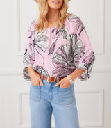 Karen Kane Womens Blouson Sleeve Top