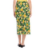 Karen Kane Womens Bias Cut Midi Skirt