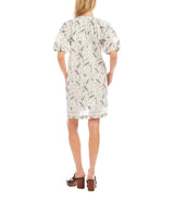 Karen Kane Womens Puff Sleeve Tassel Dress