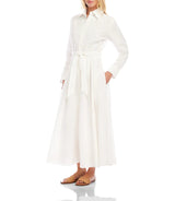 Karen Kane Womens Lace Applique Midi Shirtdress
